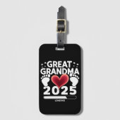 2025年素晴らしの妊娠発表 ラゲッジタグ (正面縦)