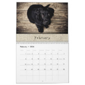 2025年素朴家族の月例写真 カレンダー (2月 2026)