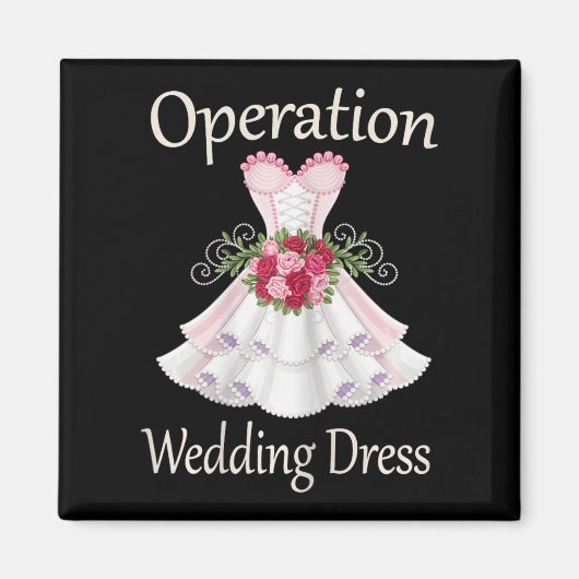 2025年結婚の女性のための手術のドレス マグネット (正面)