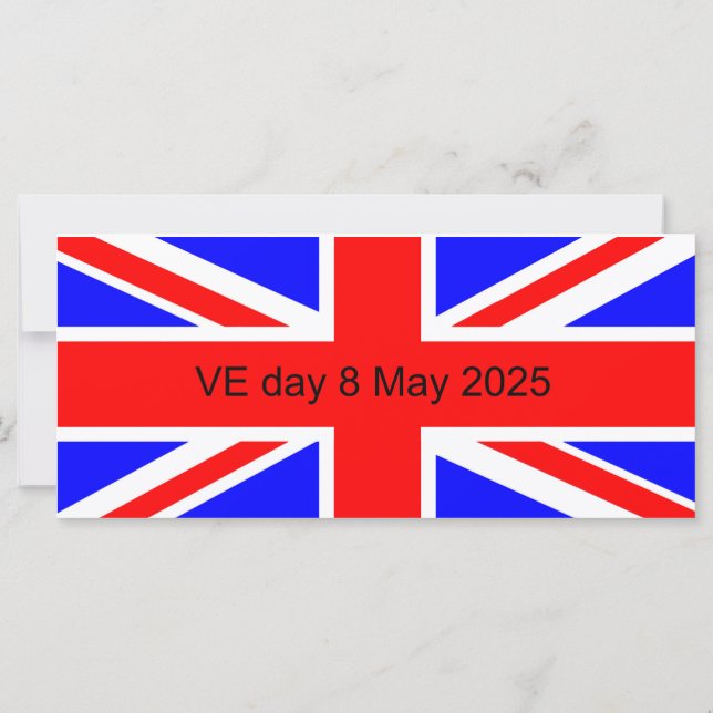 2025年統一された王国VE日の国旗 (裏面)