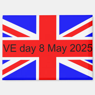 2025年統一された王国VE日の国旗 マグネット