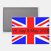 2025年統一された王国VE日の国旗 マグネット (正面/裏面)