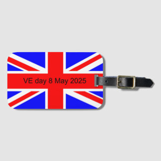 2025年統一された王国VE日の国旗 ラゲッジタグ