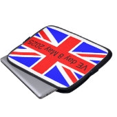 2025年統一された王国VE日の国旗 ラップトップスリーブ (正面下部)