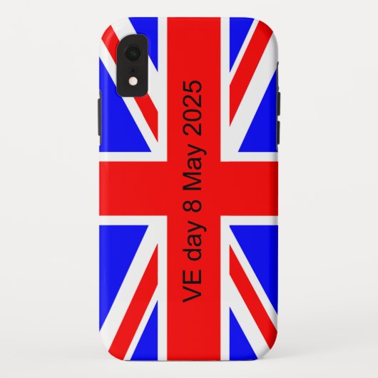 2025年統一された王国VE日の国旗 Case-Mate iPhoneケース (裏面)