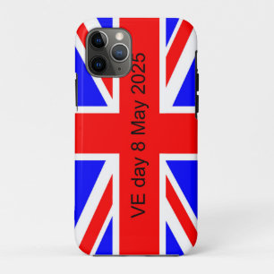 2025年統一された王国VE日の国旗 iPhone 11 PROケース