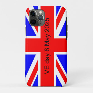 2025年統一された王国VE日の国旗 iPhone 11 PROケース