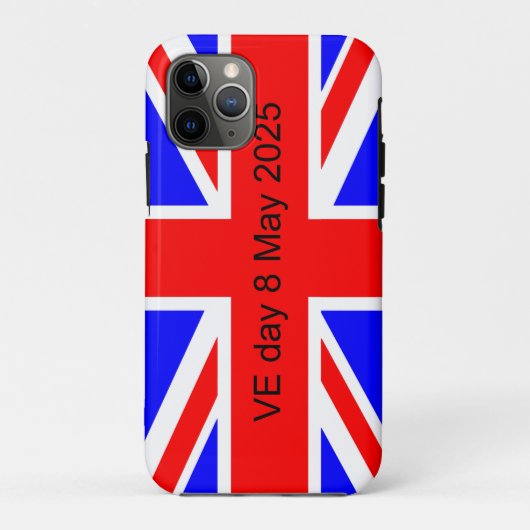 2025年統一された王国VE日の国旗 Case-Mate iPhoneケース (裏面)