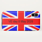 2025年統一された王国VE日の国旗 Case-Mate iPhoneケース (裏面(横))