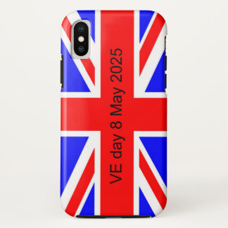 2025年統一された王国VE日の国旗 iPhone X ケース