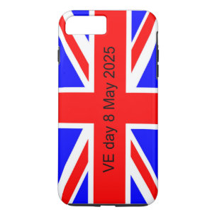 2025年統一された王国VE日の国旗 iPhone 8 PLUS/7 PLUSケース