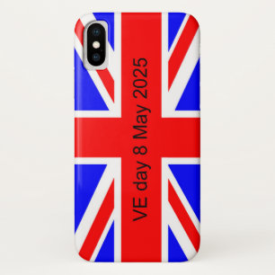 2025年統一された王国VE日の国旗 iPhone X ケース