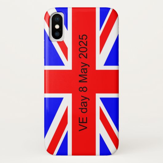 2025年統一された王国VE日の国旗 Case-Mate iPhoneケース (裏面)
