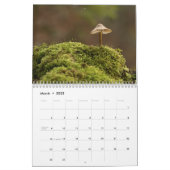 2025年美しい写真のためのキノコのカレンダー カレンダー (3月 2025)