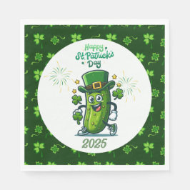 2025年聖パトリックの日のピクルス スタンダードランチョンナプキン