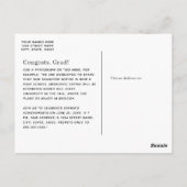 2025年自然卒業 ポストカード (裏面)