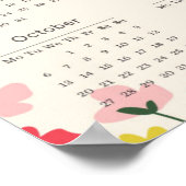 2025年花卉日曆 ポスター (角)