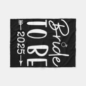 2025年花嫁予定 結婚前パーティー 花嫁とその仲間たち M フリースブランケット (正面(横))