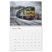 2025年蒸気・ディーゼル列車のカレンダー カレンダー (1月 2027)