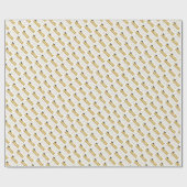 2025年記念の卒業式パターン ラッピングペーパー (フラット)