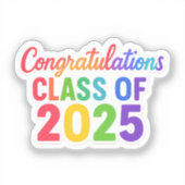 2025年記念クラス シール (正面)