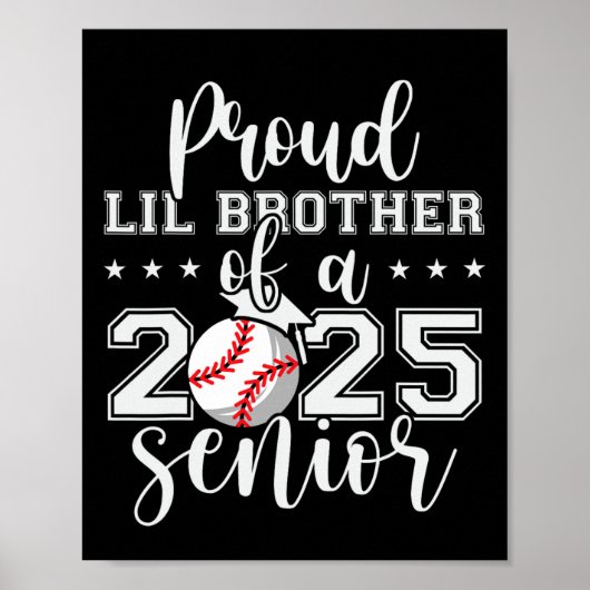 2025年誇りを持ったのシニアのLil Brotherは卒業を販売 ポスター (正面)