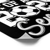 2025年誇りを持ったシニアサッカー選手の卒業パパ ポスター (角)