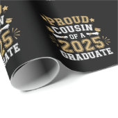 2025年誇りを持った卒のいとこ ラッピングペーパー (ロールコーナー)