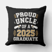 2025年誇りを持った卒卒業のクラスの叔父 クッション (正面)