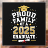 2025年誇りを持った卒卒業の家族 ウィンドウサイン (シート2)