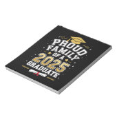 2025年誇りを持った卒卒業の家族 ノートパッド (回転)