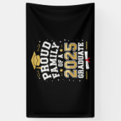 2025年誇りを持った卒卒業の家族 横断幕 (縦)