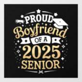 2025年誇りを持った卒業の彼氏 ウィンドウサイン (シート)