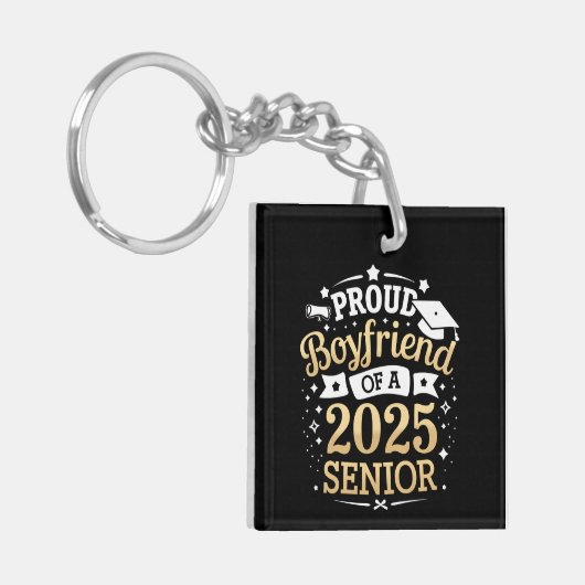 2025年誇りを持った卒業の彼氏 キーホルダー (正面左)