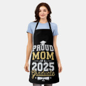 2025年誇りを持った卒業の母 エプロン (着用した状態)