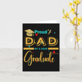 2025年誇りを持った卒業クラスのパパ2025年P カード (黄色い花)