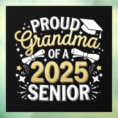 2025年誇りを持った卒業ゴールデンのおばあちゃん ウィンドウサイン (シート3)