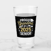 2025年誇りを持った卒業ゴールデンのおばあちゃん タンブラーグラス (正面)