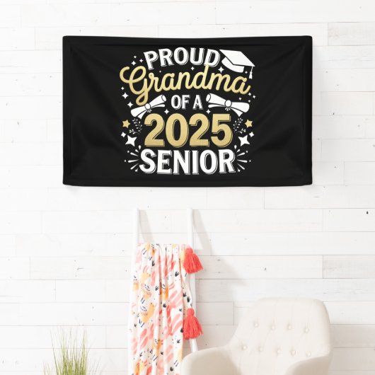 2025年誇りを持った卒業ゴールデンのおばあちゃん 横断幕 (インサイチュ)