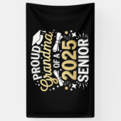 2025年誇りを持った卒業ゴールデンのおばあちゃん 横断幕 (縦)