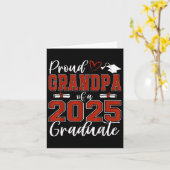 2025年誇りを持った卒業シニアグラードのAクラスのグランドパ カード (黄色い花)