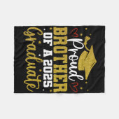 2025年誇りを持った卒業シニアグラードのAクラスの兄 フリースブランケット (正面(横))