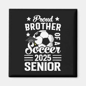 2025年誇りを持った卒業生のサッカー上級部員の弟 マグネット (正面)