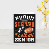 2025年誇りを持った卒業生のフットシニアクラスの義父 カード (黄色い花)