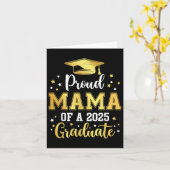 2025年誇りを持った卒業生のママママッチ家族グループ カード (黄色い花)