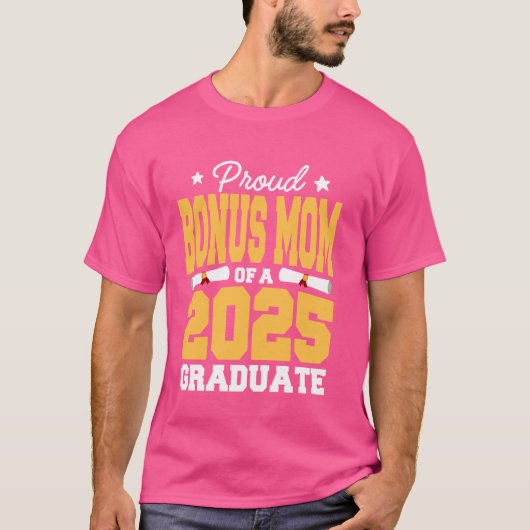 2025年誇りを持った卒業生の奨励金ママ Tシャツ (正面)