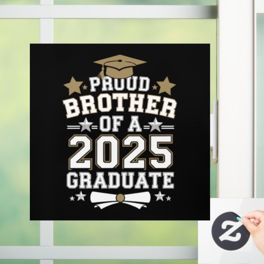 2025年誇りを持った卒業生の弟 ウィンドウサイン (ホーム)