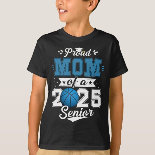 2025年誇りを持った卒業生の母1 Tシャツ (正面)