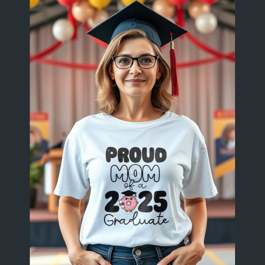 2025年誇りを持った卒業生の母 トライブレンドTシャツ