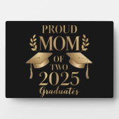 2025年誇りを持った卒業生2人の母が双子を卒業 フォトプラーク (正面)